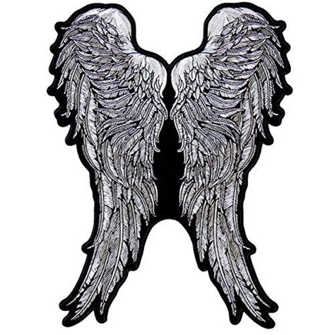 Daryl Dixon Iron On Embroidered Wing Vest Patch By Patch Squad 8x11