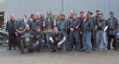 Motorcycle Club Or Group Picture Of Band Of Brothers Mc
