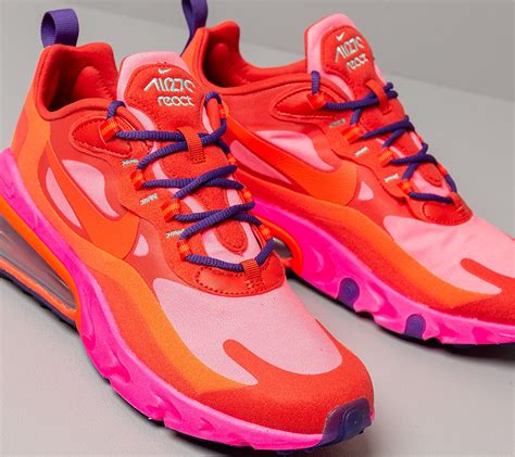 Nike W Air Max 270 React Mystic Red Bright Crimson Pink Blast Lyst