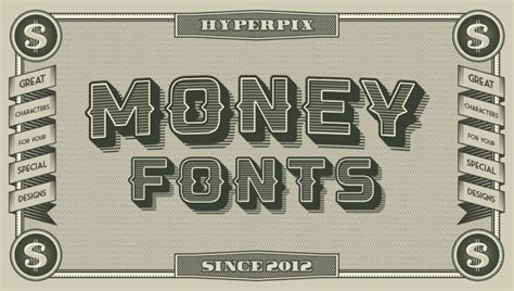 25 Money Fonts Free Premium 2024 Hyperpix