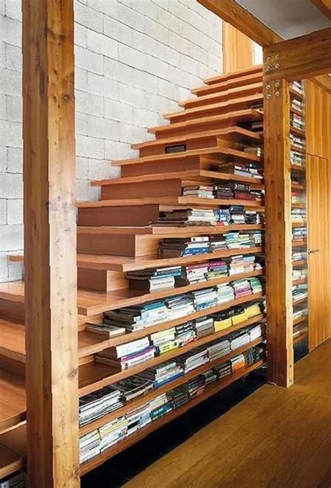 25 Creative Ways To Make Bookshelves In Your Stairs Homemydesign
