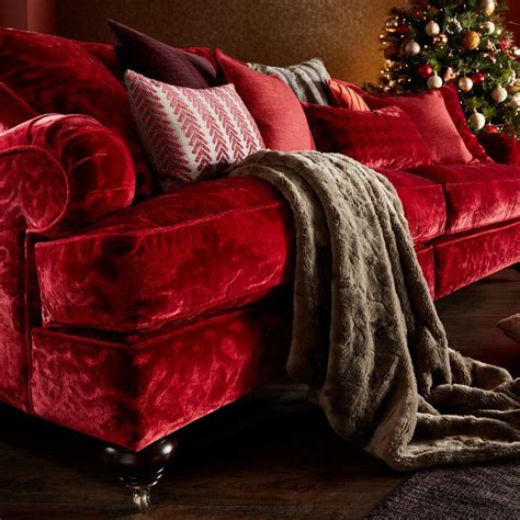 Some of the most reviewed products in red sofas are the us pride furniture carrington 72 in. New in - The Belgrade | Red velvet sofa, Velvet sofa ...