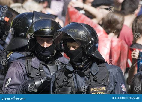 Riot Police Editorial Image Image Of Armor Power Baton 35845460
