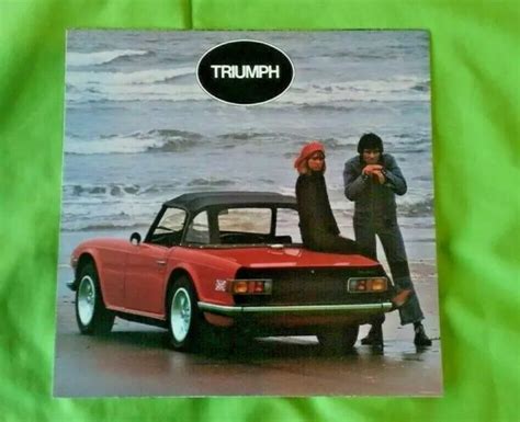 1973 Triumph Full Line Brochure Poster Tr6 Gt6 Spitfire And Stag 1995