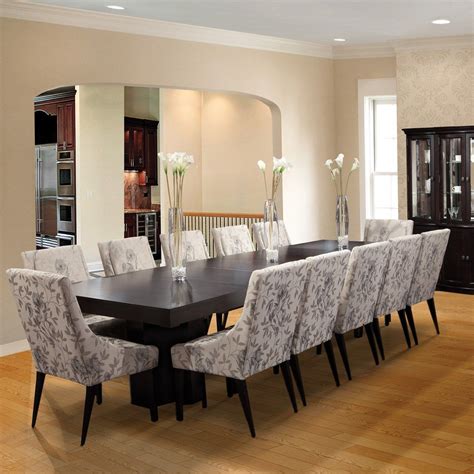 The modern dining room table comes in different shapes: Extra Long Rectangular Dining Set | Rectangular dining set, Modern table decor, Large dining table