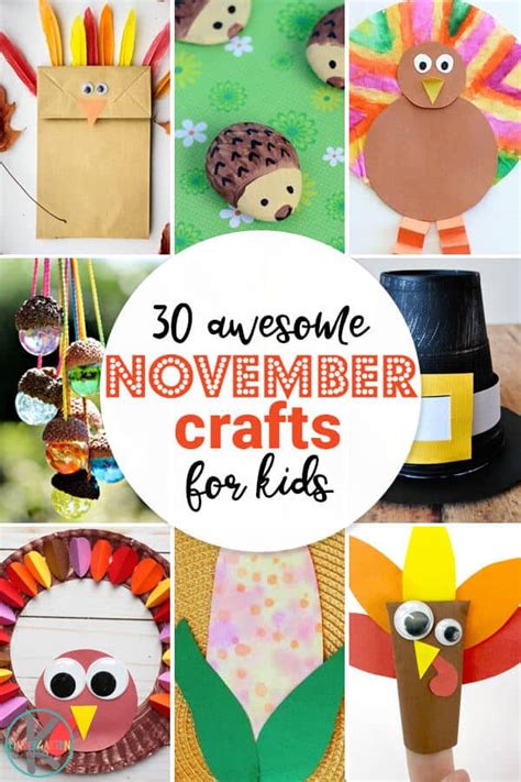 Easy November Crafts For Toddlers