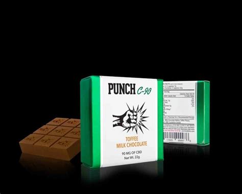 Cbd Punch Bar Dark Chocolate 2 For 40 Edibles Order Weed Online