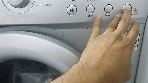 why do the lights keep flashing on my washing machine