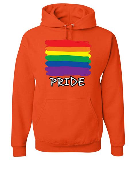 Gay Pride Hoodie Rainbow Flag Lgbt Marriage Love Wins Sweatshirt Ebay