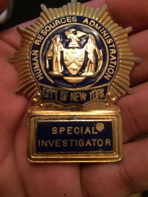 City Of New York Human Resources Administration Special Investigator
