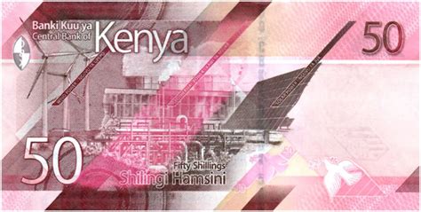 Banknote Kenya 50 Shillings 2019 Unc