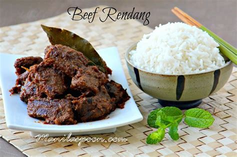 Manila Spoon Beef Rendang Beef Real Food Recipes Beef Curry