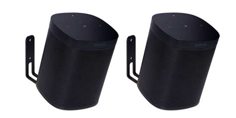 Wall Mount Sonos One Sl Black Degrees Set