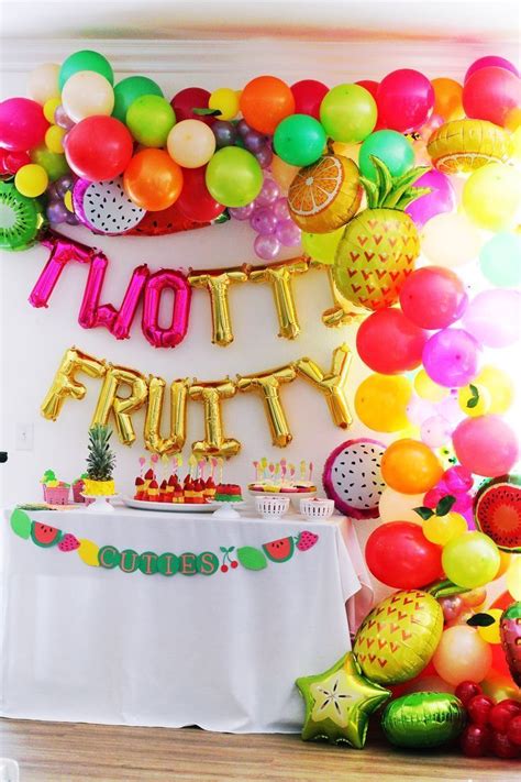 The Perfect Tutti Fruity Party For A Two Year Old Fruit Birthday
