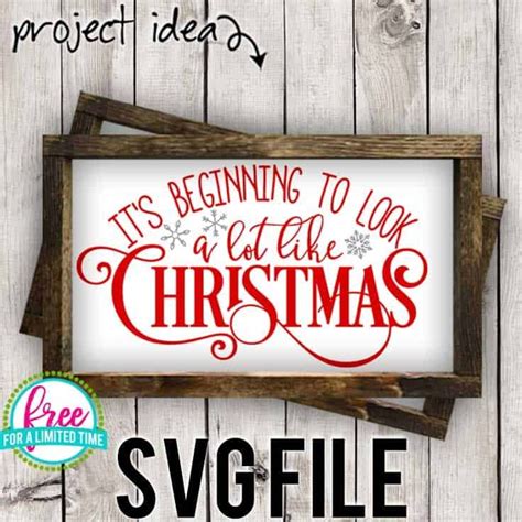 Festive Svg Cut File Get In The Holiday Spirit With It S Beginning