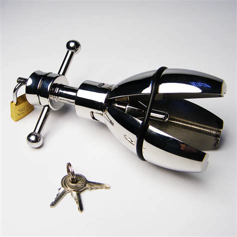 Locking Butt Plug Latest Desgin Stainless Steel 304 Stretching Butplug With Lock Expanding Anus