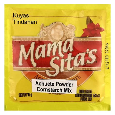 Mama Sitas Achuete Powder 10g Grocery From Kuyas Tindahan Uk