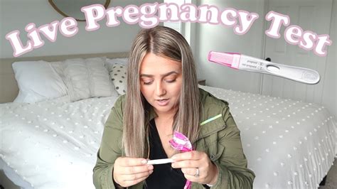 Live Pregnancy Test At 10 Dpo Finding Out Im Pregnant Abby