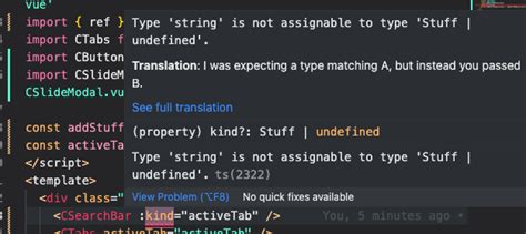 Typescript Vue3 Script Setup And TS Error Type String Is Not