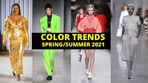 Springsummer Fashion Color Trends 2021 Part 2 Youtube