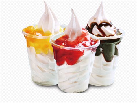Sundae Ice Cream Plastic Cups Png Image Citypng