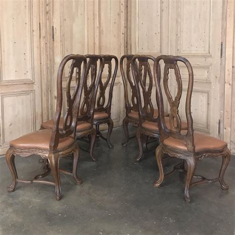 Genuine antique farmhouse dark wood square dining room kitchen table awesomefurnitureco 5 out of 5 stars (7) $ 650. Set of 6 Antique Lyre Back Queen Anne Dining Chairs For ...