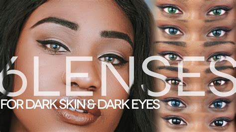 Coloured Contact Lenses For Dark Skin