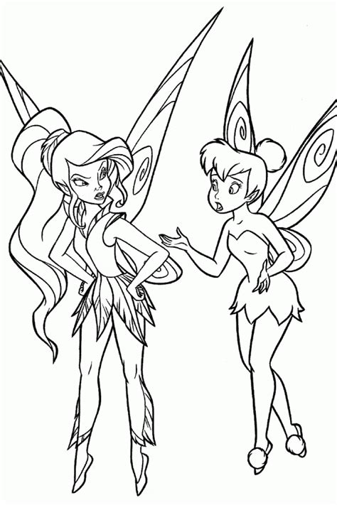 Disney Fairies Coloring Pages Coloring Home