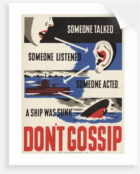 Dont Gossip Poster Posters And Prints By Corbis