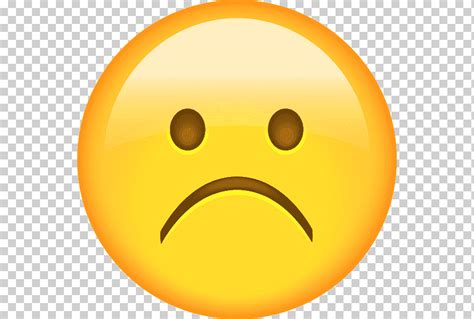 Triste Emoji Ilustración Tristeza Sonriente Emoji Emoticon Cara