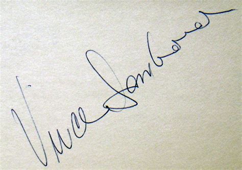 Vince Lombardi Psa Autographfacts™