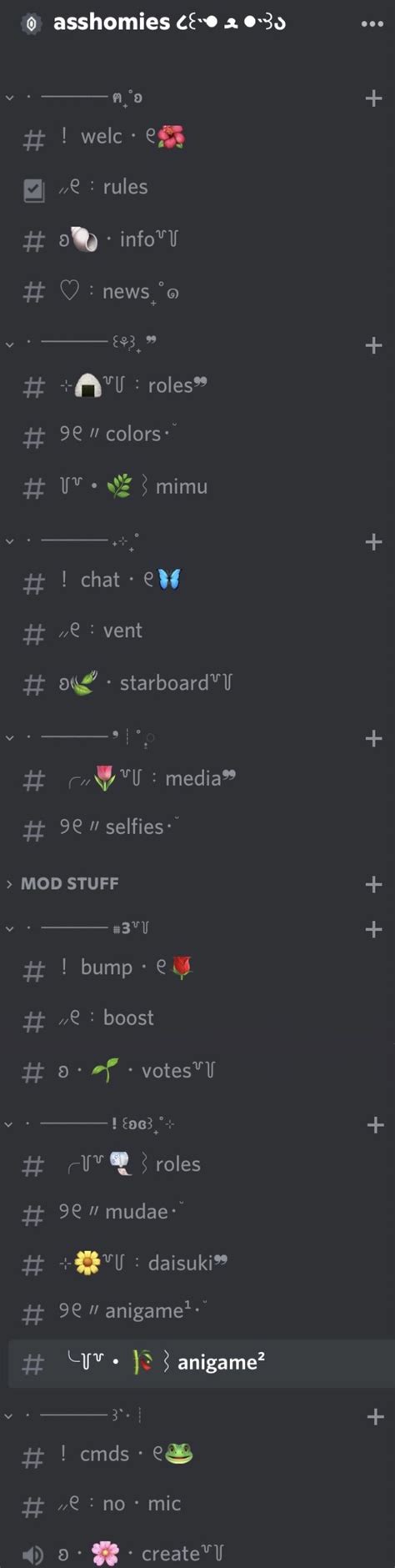 Aesthetic Template For Your Discord Server