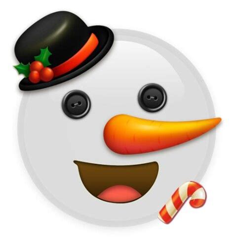 Snowman Emoji Snowman Emoji Emoji Emoticon