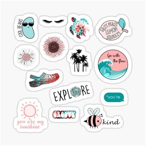 Favorites Redbubble Print Stickers Summer Sticker Aesthetic Stickers