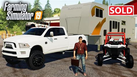 Our First Sale He Bought A Truck Camper And Razor Fs19 Youtube