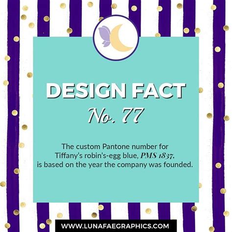 Design Fact No 77 The Custom Pantone Number For Tiffanys Robins Egg