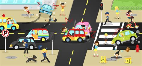 Easy Drawing Poster On Road Safety