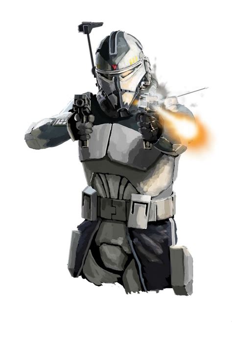 Commander Wolffe P2 Art Print By Isatonic X Small In 2021 Star