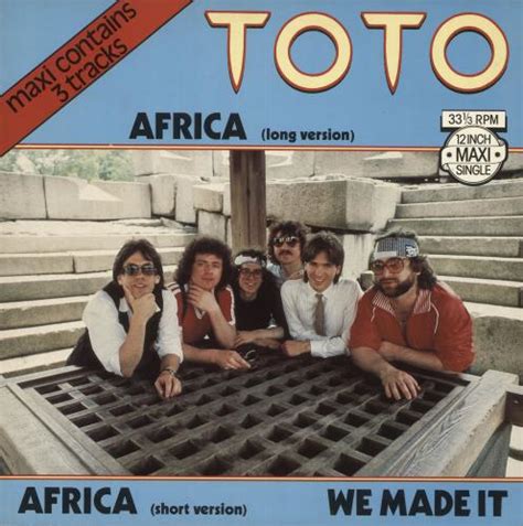 Toto Africa Dutch 12 Vinyl Single 12 Inch Record Maxi Single 17929