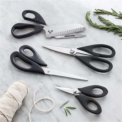 Ksp Snip It All Purpose Scissor Set Of 4 Black Kitchen Stuff Plus
