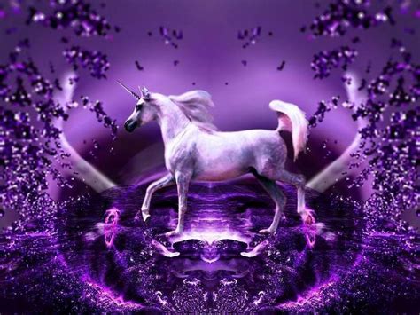 Glowing Unicorn Wallpapers Wallpaper Cave