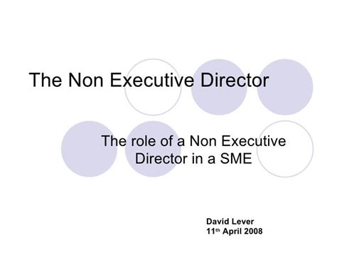 Non Executive Director