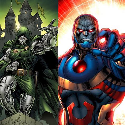 Doctor Doom Vs Darkseid Darkseid Doom Iron Man Battle Epic