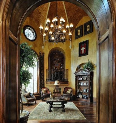 Photo Of Brown Old World Living Room Project In Houston Tx By