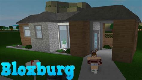 Bloxburg Aesthetic Starter House Build 10k Youtube