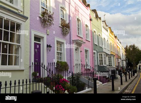 Colourful Houses Chelsea London Stock Photos & Colourful Houses Chelsea London Stock Images - Alamy