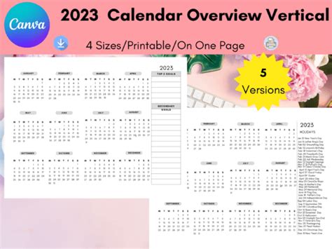 2 Mini Clendar 2023 Designs And Graphics