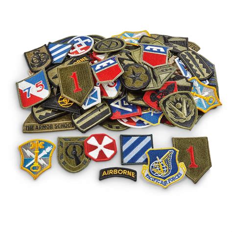 Us Military Surplus Patches Grab Bag 100 Pack New 663906 Medals