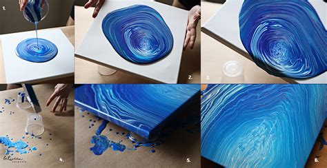 How To Make These Gorgeous Marbleized Paintings Between Carpools