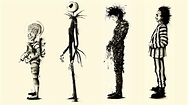 Four Assorted Movie Characters Illustration Tim Burton 4K HD Movies ...